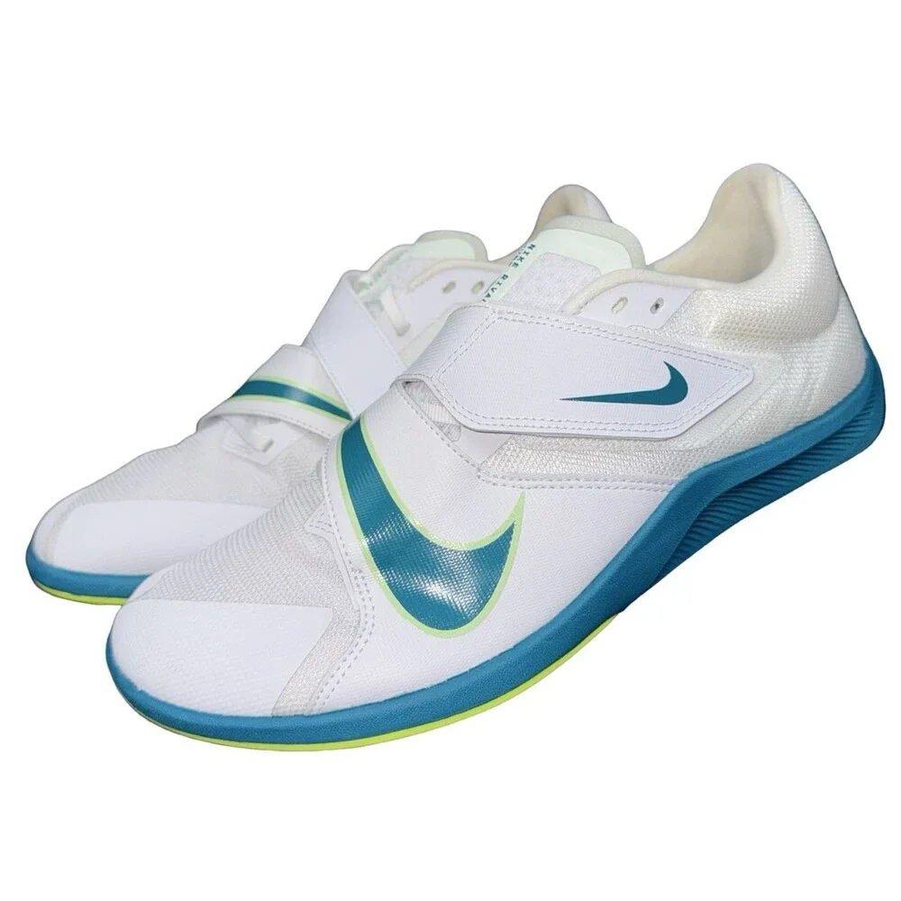 Nike Zoom Rival Mens 9.5 Track Field Jump Shoes Sneakers 12 Spikes & 1 Key New
